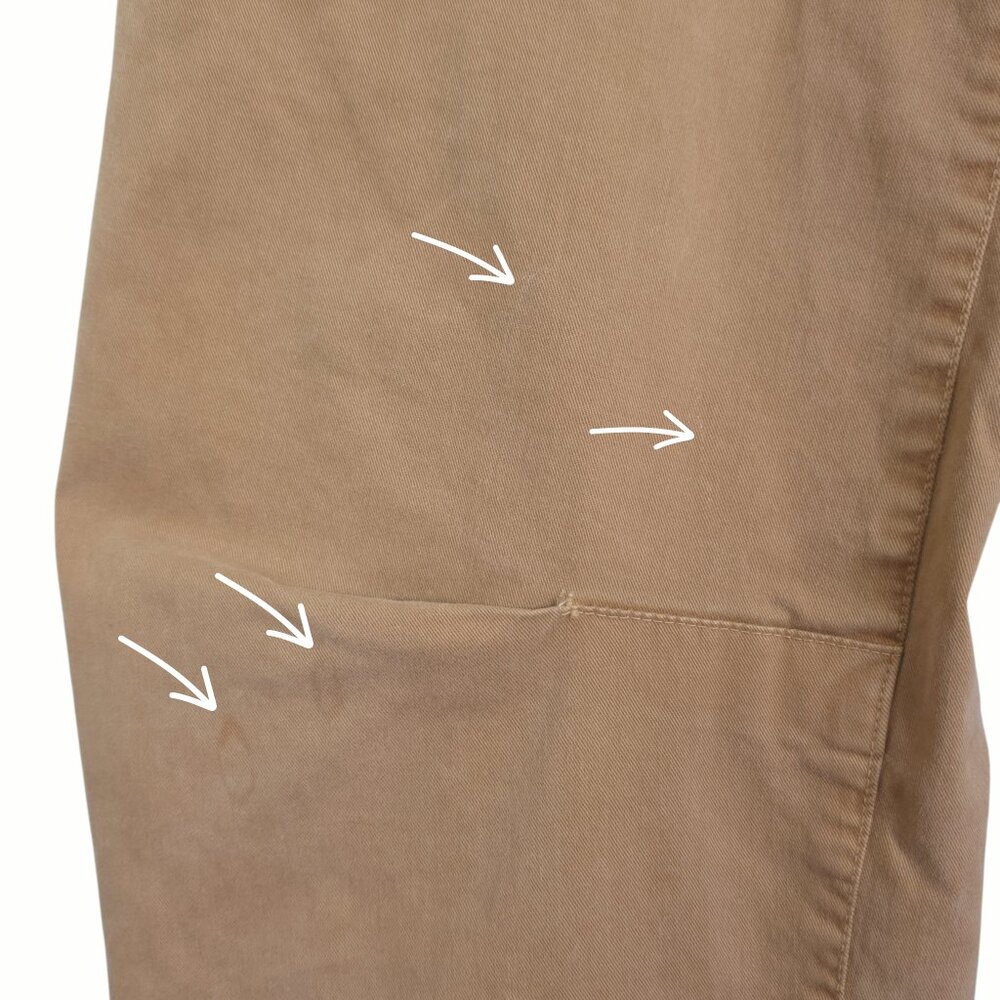 Nili Lotan Shon Pant Rust Brown Barrel Leg Cotton Twill Size 6 - Picture 9 of 10